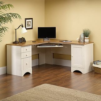 Sauder 412320 August Hill L Shaped Desk The Furniture Co