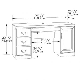 Sauder Heritage Hill Credenza (404944) – The Furniture Co.