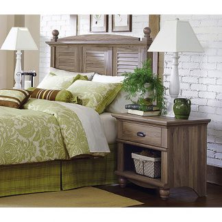 Sauder 415002 04 Harbor View Headboard Night Stand The