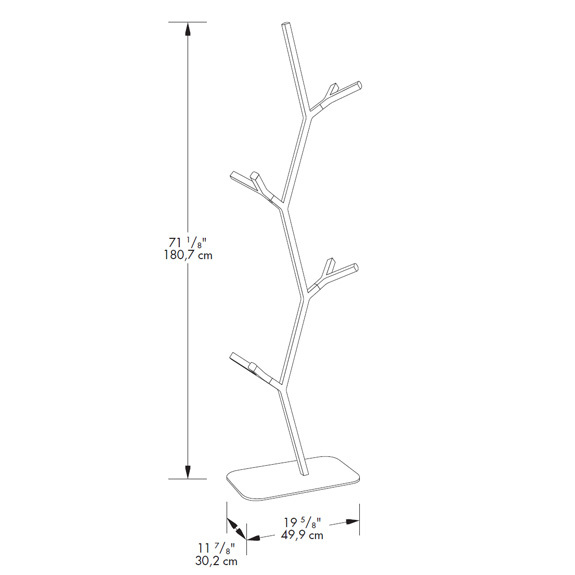 Sauder Soft Modern Twig Hall Tree (414996) – TheFurnitureCo.net