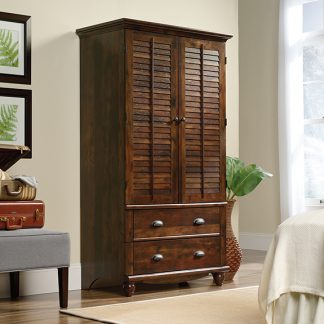 Sauder Harbor View Armoire 420468 The Furniture Co